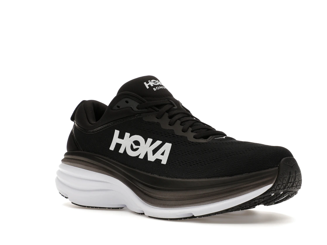 Hoka One One Bondi 8 Black White