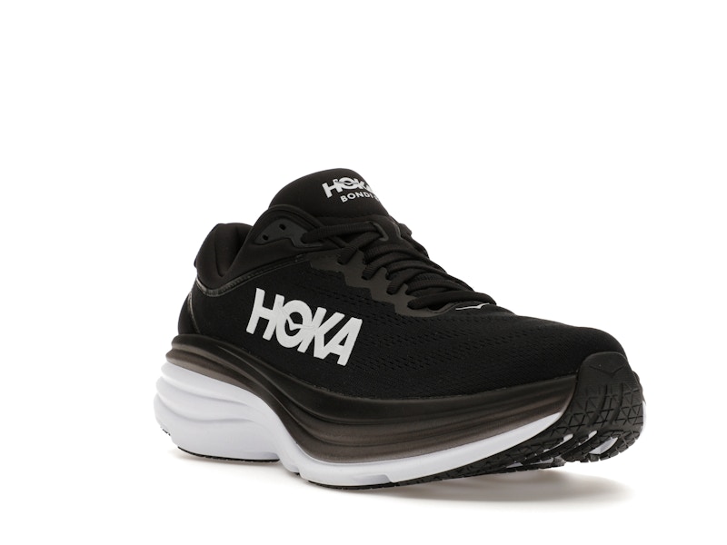 Hoka One One Bondi 8 Black White