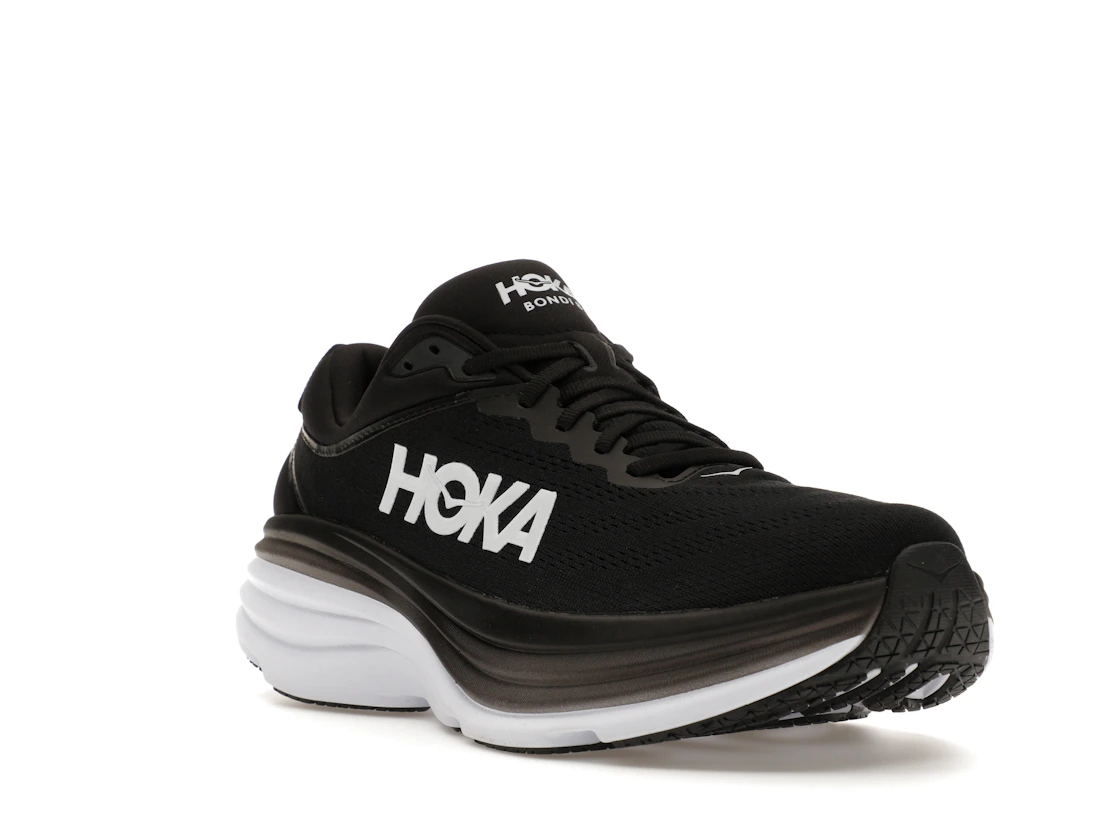 Hoka One One Bondi 8 Black White