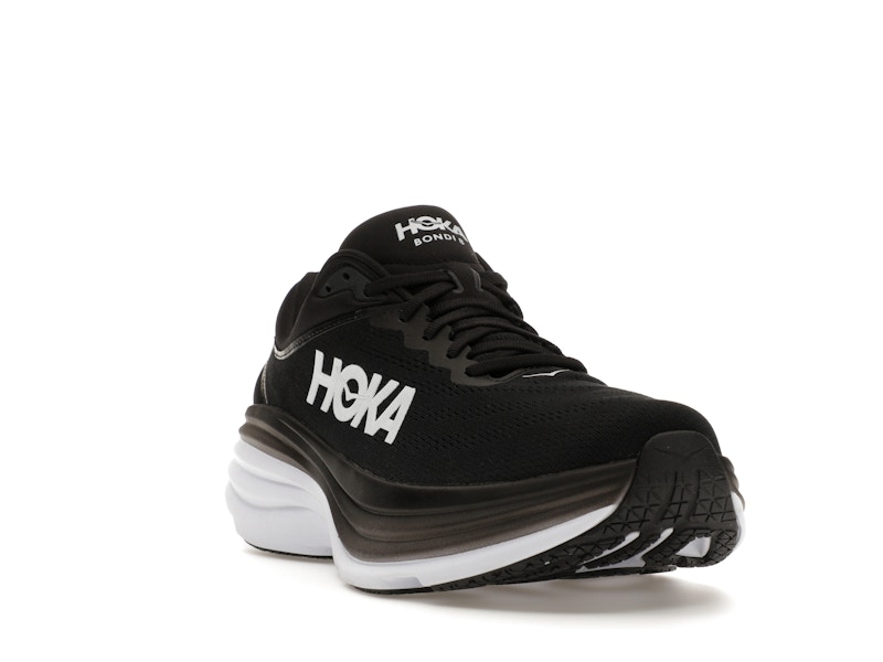 Hoka One One Bondi 8 Black White