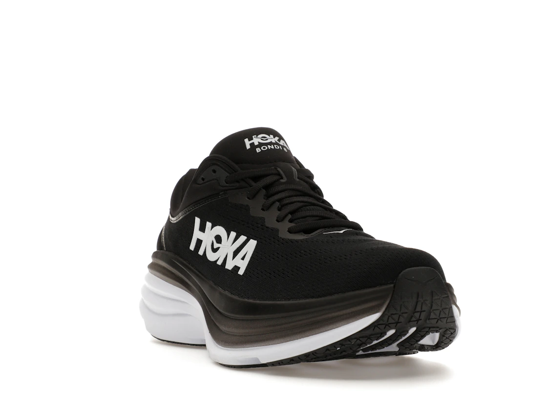 Hoka One One Bondi 8 Black White