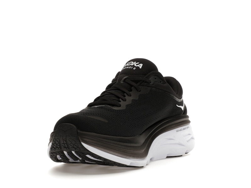 Hoka One One Bondi 8 Black White