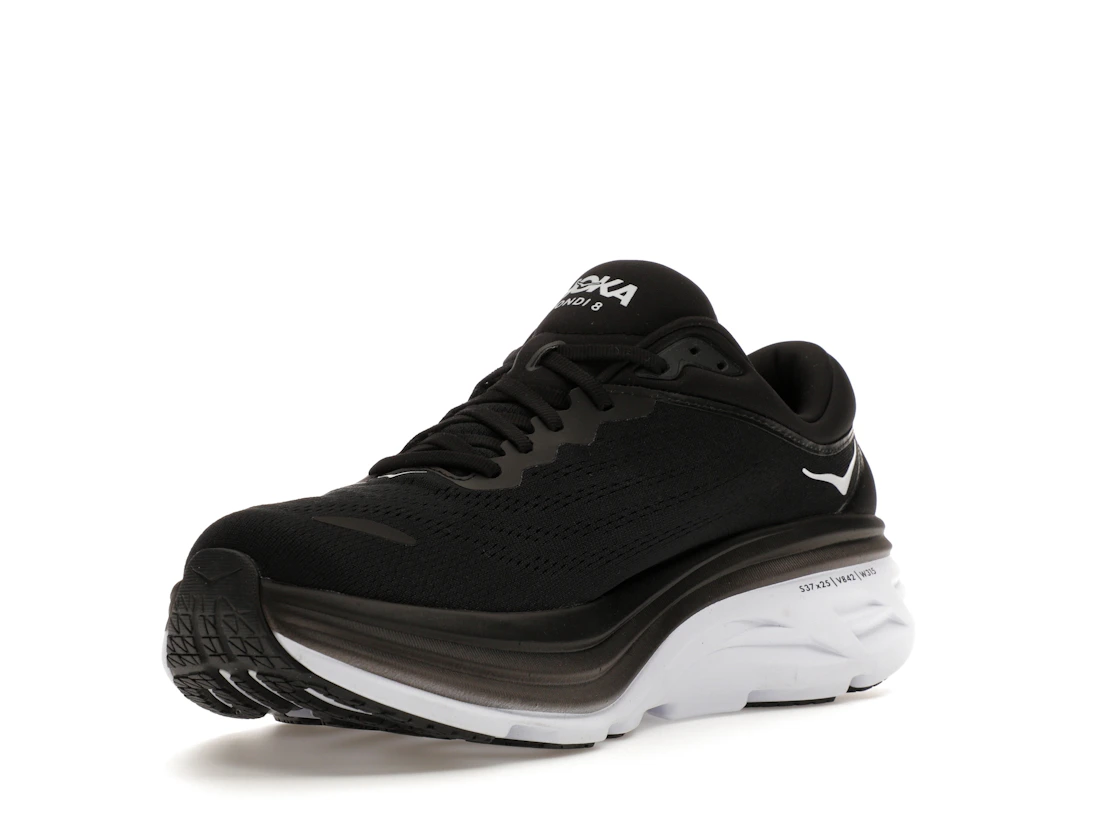 Hoka One One Bondi 8 Black White
