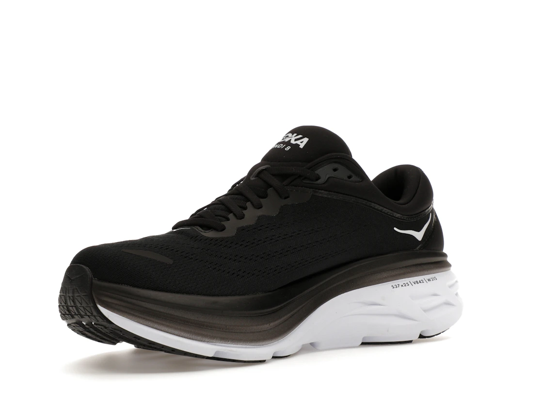 Hoka One One Bondi 8 Black White