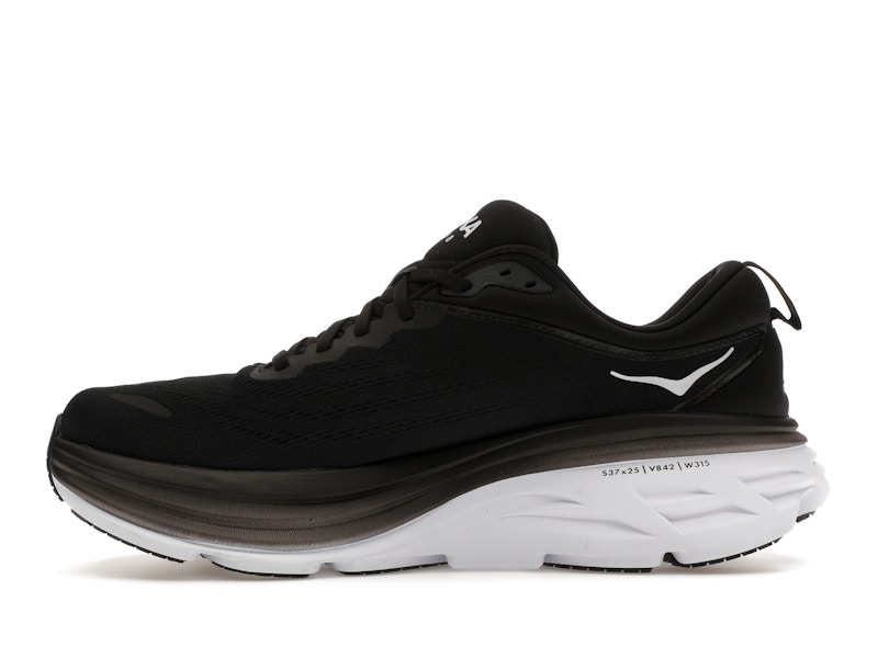 Hoka One One Bondi 8 Black White