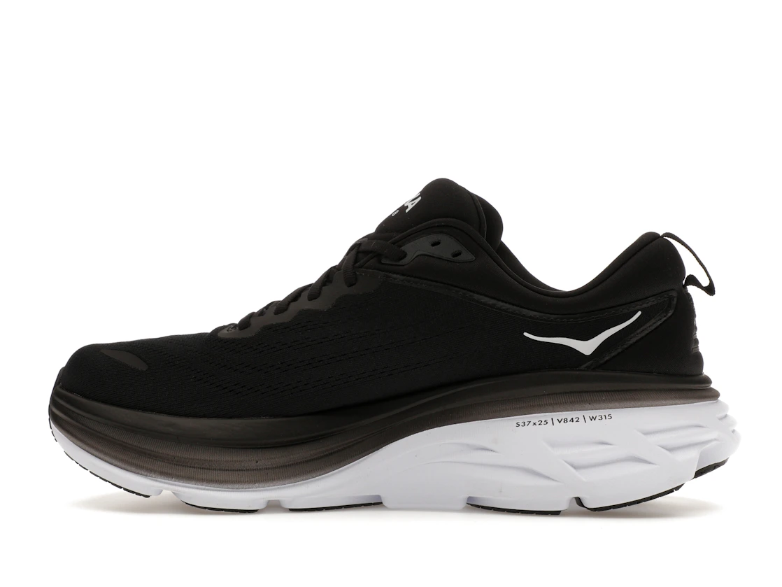 Hoka One One Bondi 8 Black White