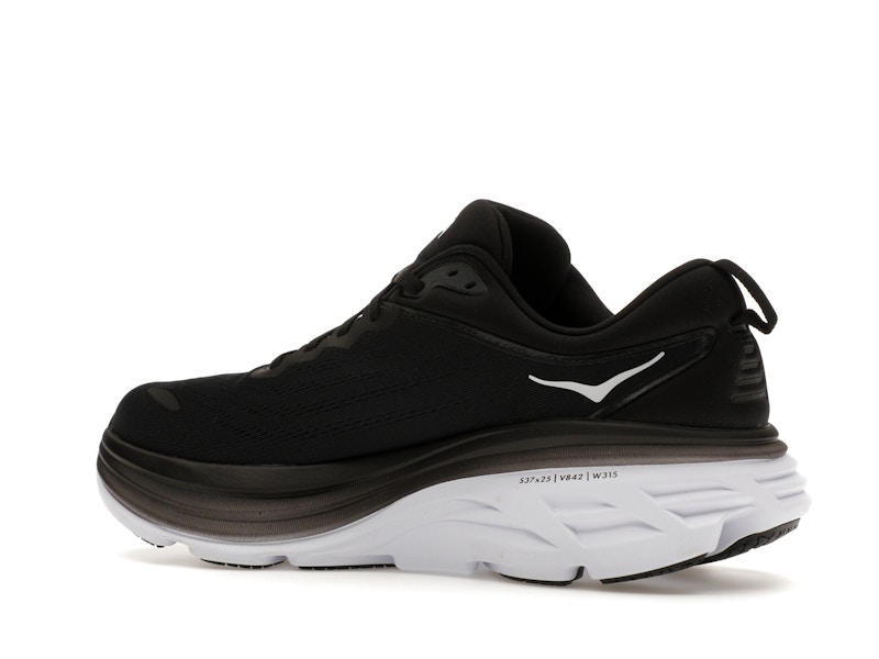 Hoka One One Bondi 8 Black White