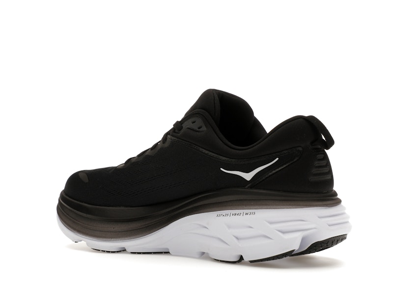 Hoka One One Bondi 8 Black White