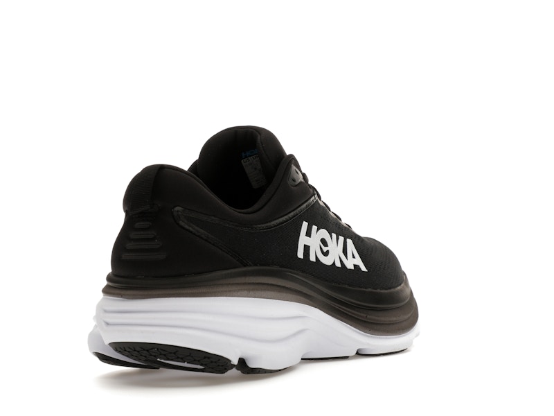 Hoka One One Bondi 8 Black White