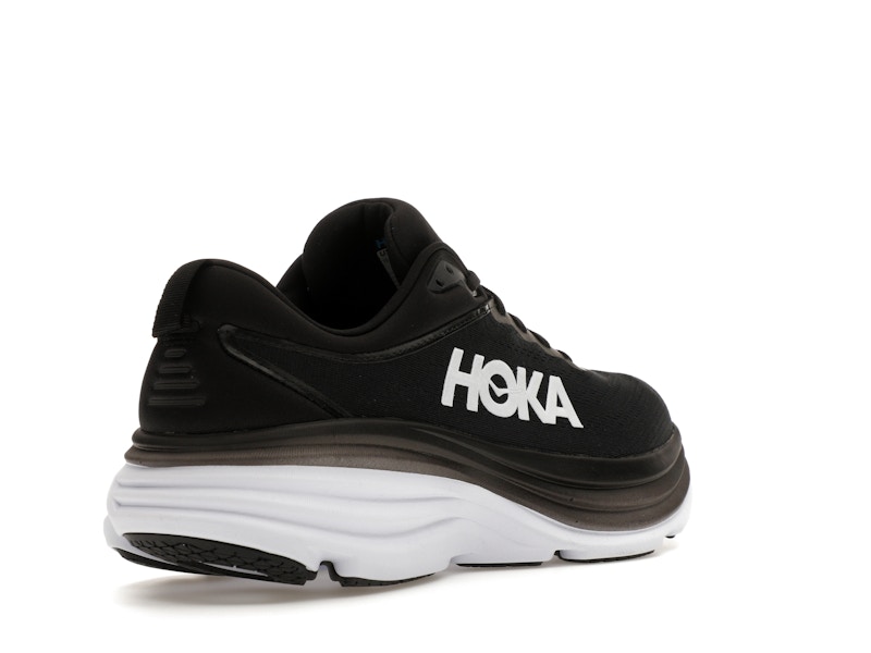 Hoka One One Bondi 8 Black White