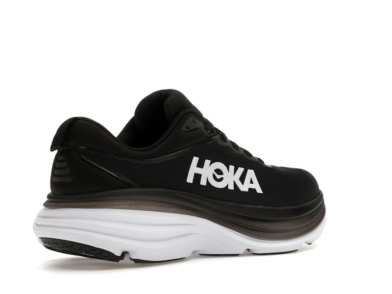 Hoka One One Bondi 8 Black White