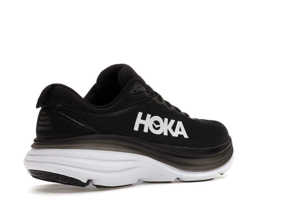 Hoka One One Bondi 8 Black White