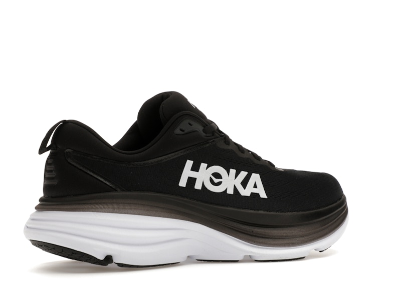 Hoka One One Bondi 8 Black White