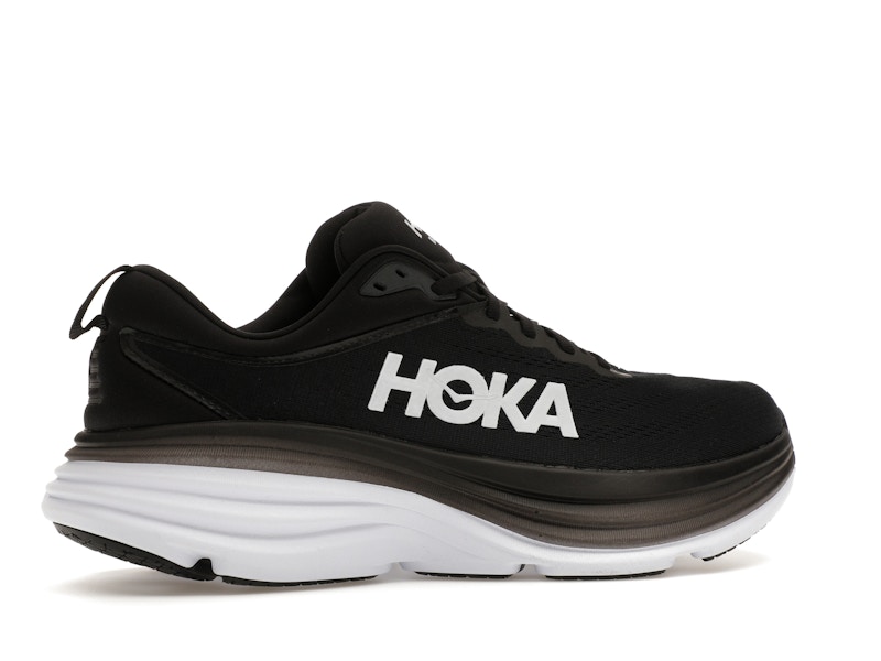 Hoka One One Bondi 8 Black White