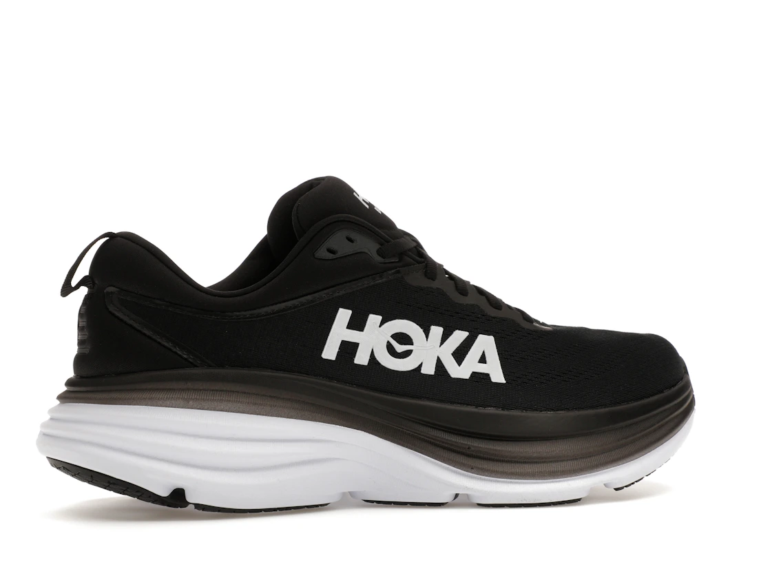 Hoka One One Bondi 8 Black White