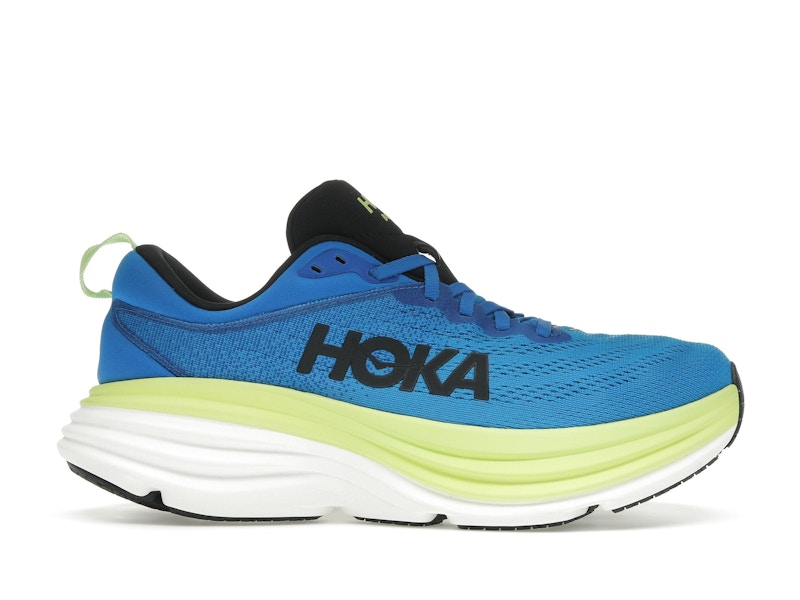 Hoka One One Bondi 8 Electric Cobalt Lettuce