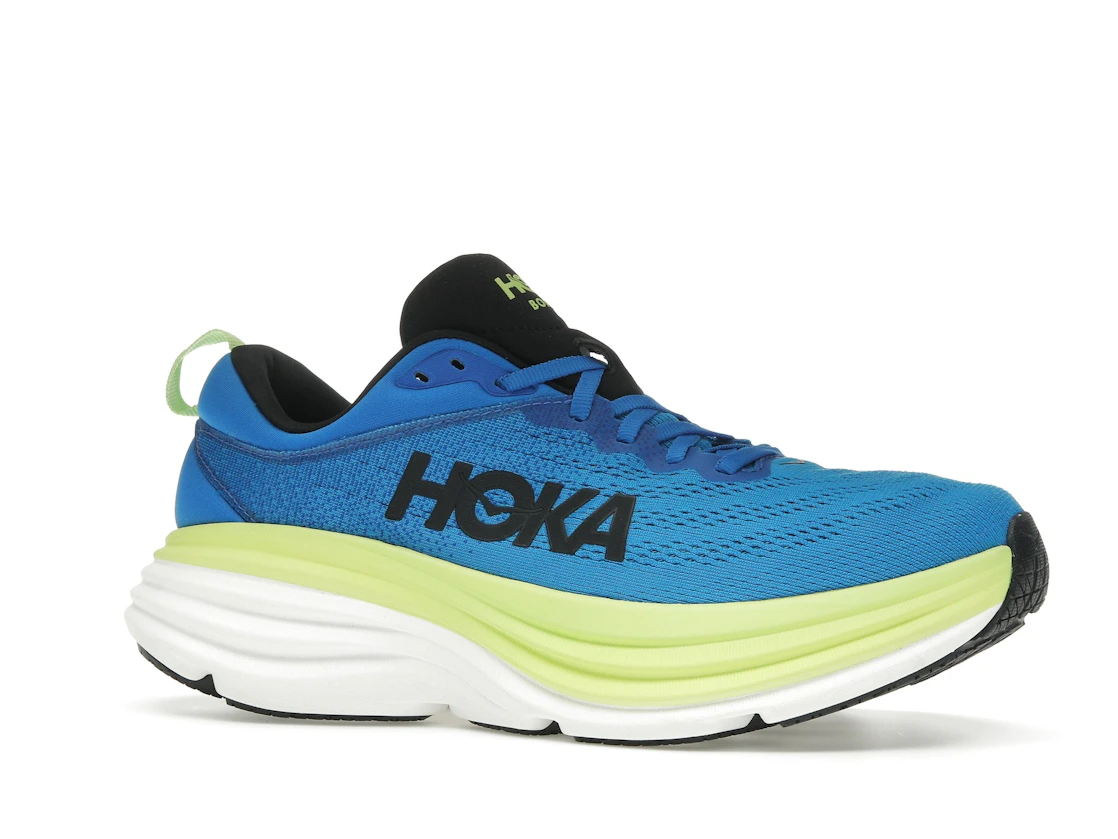 Hoka One One Bondi 8 Electric Cobalt Lettuce