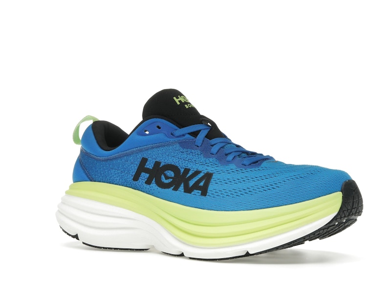 Hoka One One Bondi 8 Electric Cobalt Lettuce