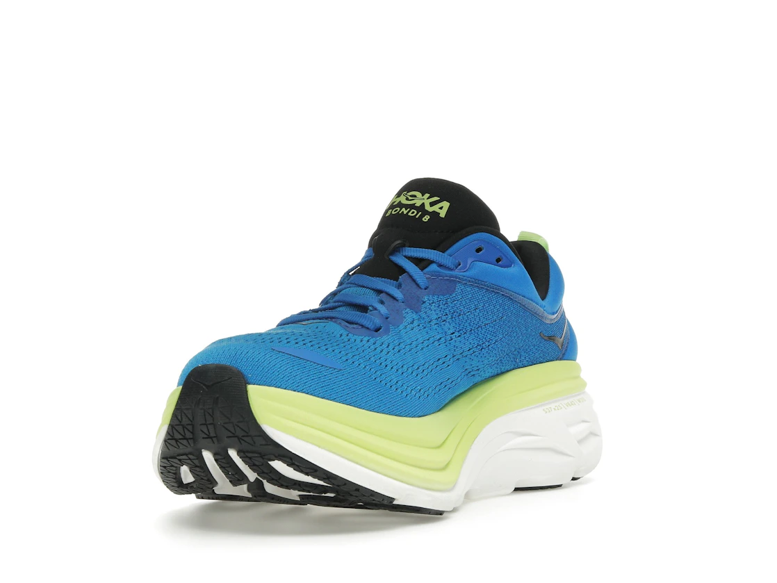 Hoka One One Bondi 8 Electric Cobalt Lettuce