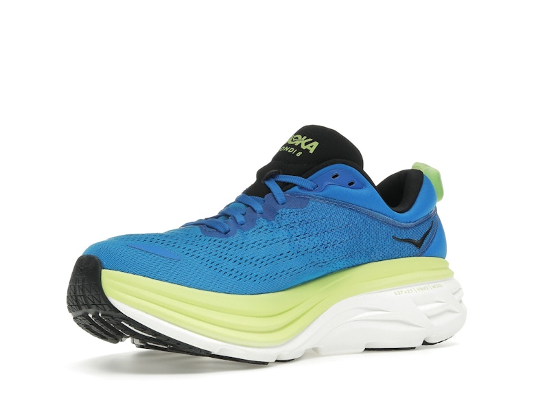 Hoka One One Bondi 8 Electric Cobalt Lettuce
