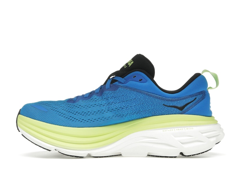 Hoka One One Bondi 8 Electric Cobalt Lettuce