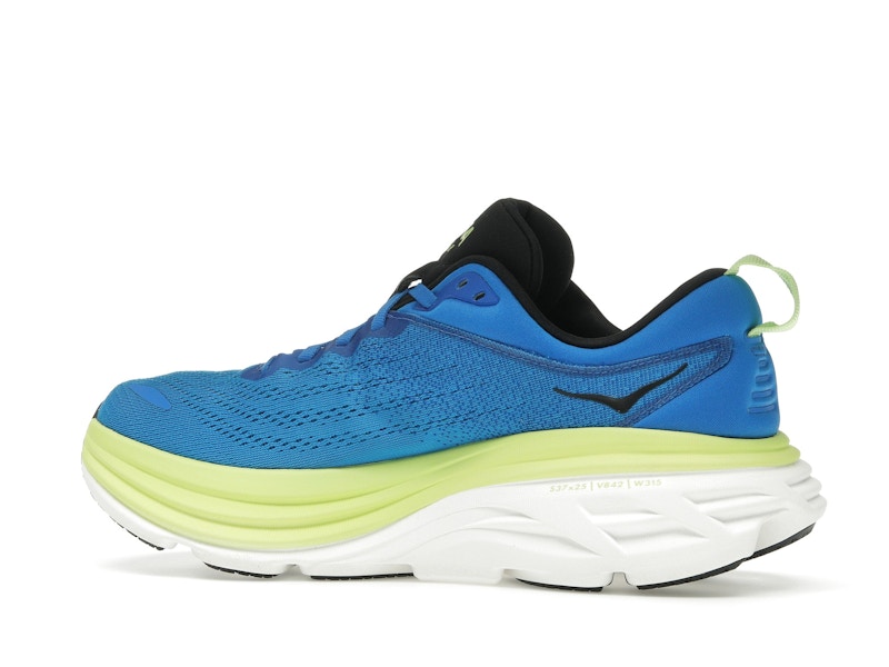 Hoka One One Bondi 8 Electric Cobalt Lettuce