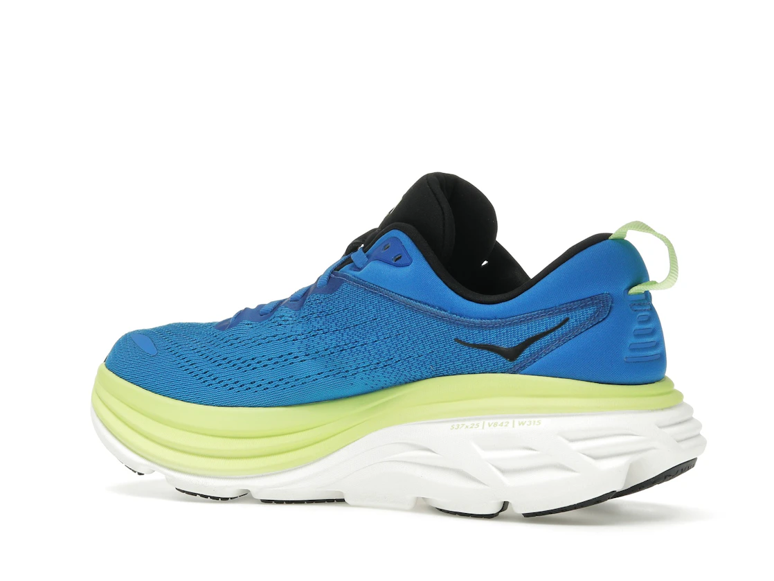 Hoka One One Bondi 8 Electric Cobalt Lettuce