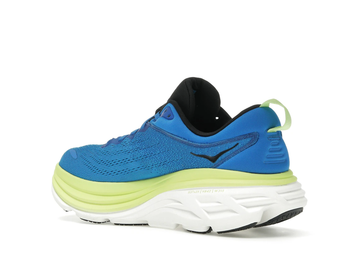 Hoka One One Bondi 8 Electric Cobalt Lettuce