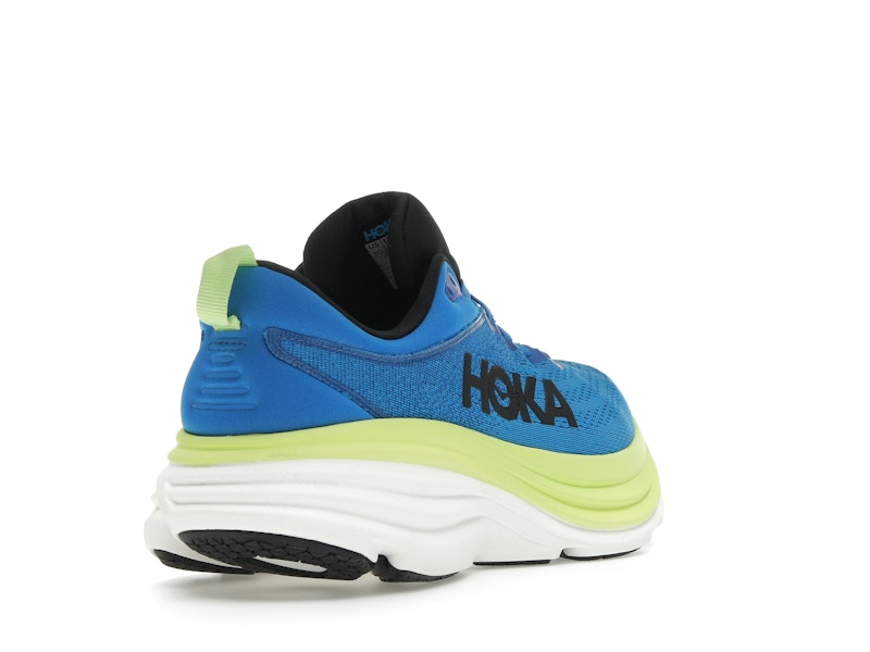 Hoka One One Bondi 8 Electric Cobalt Lettuce