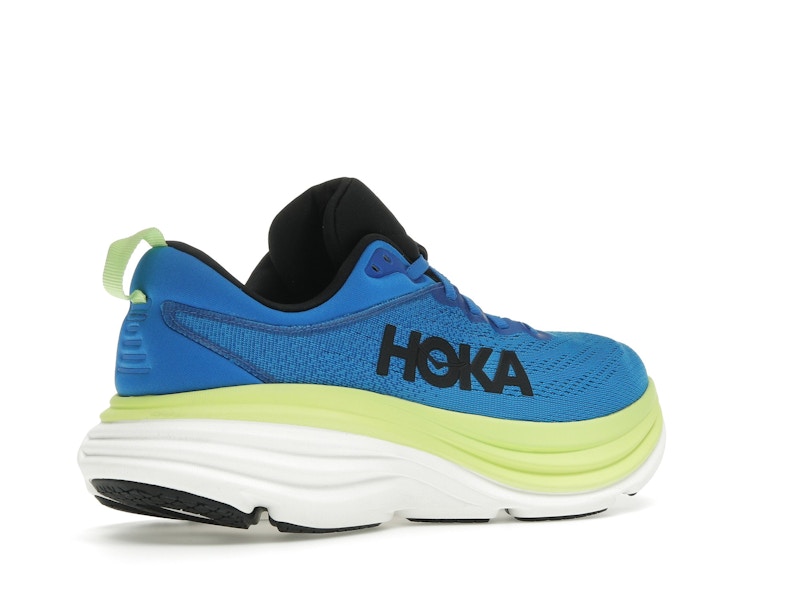 Hoka One One Bondi 8 Electric Cobalt Lettuce