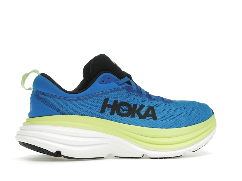 Hoka One One Bondi 8 Electric Cobalt Lettuce