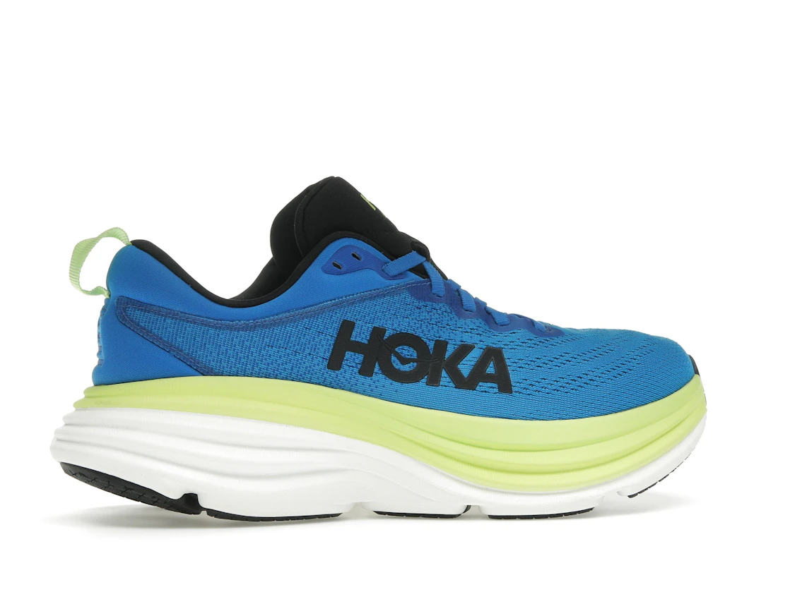 Hoka One One Bondi 8 Electric Cobalt Lettuce