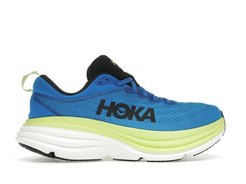Hoka One One Bondi 8 Electric Cobalt Lettuce