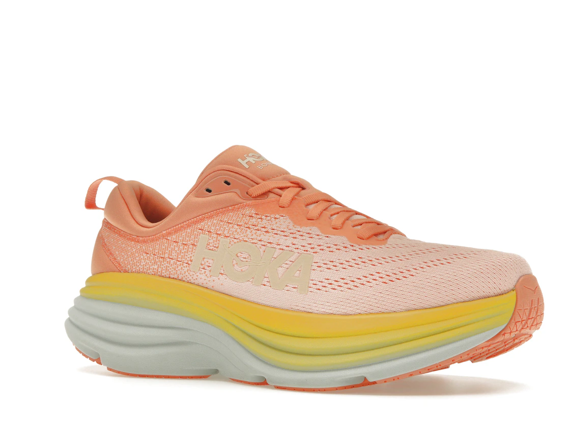 Hoka One One Bondi 8 Shell Coral Peach Parfait (Women's)