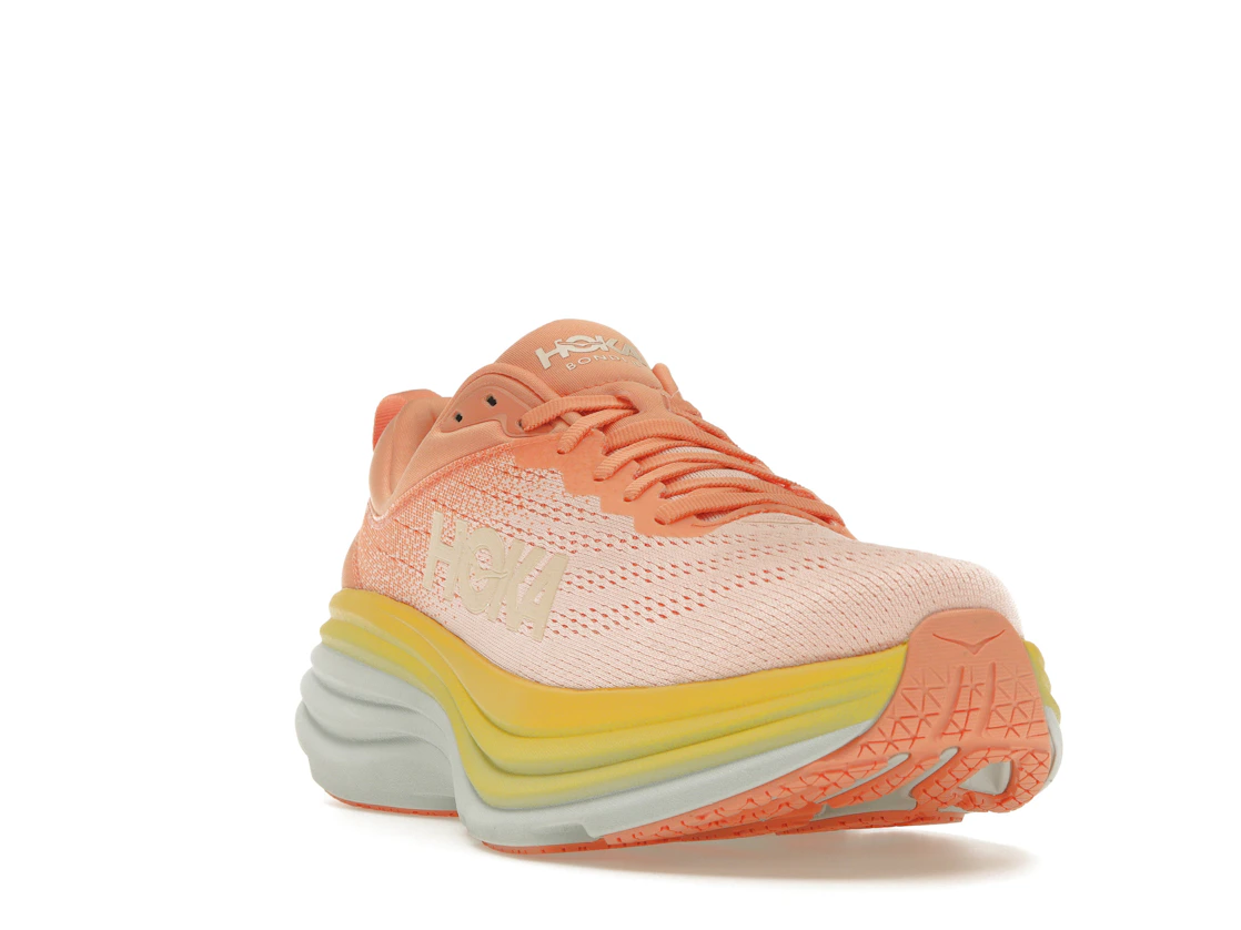 Hoka One One Bondi 8 Shell Coral Peach Parfait (Women's)