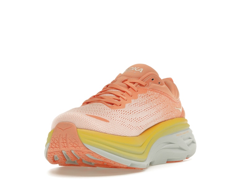 Hoka One One Bondi 8 Shell Coral Peach Parfait (Women's)