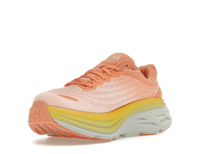 Hoka One One Bondi 8 Shell Coral Peach Parfait (Women's)