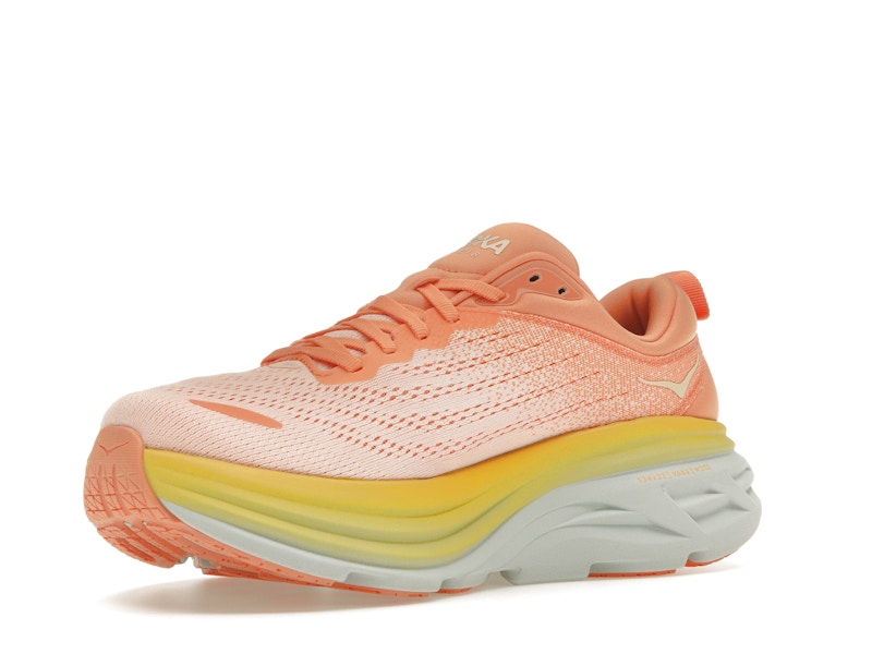 Hoka One One Bondi 8 Shell Coral Peach Parfait (Women's)