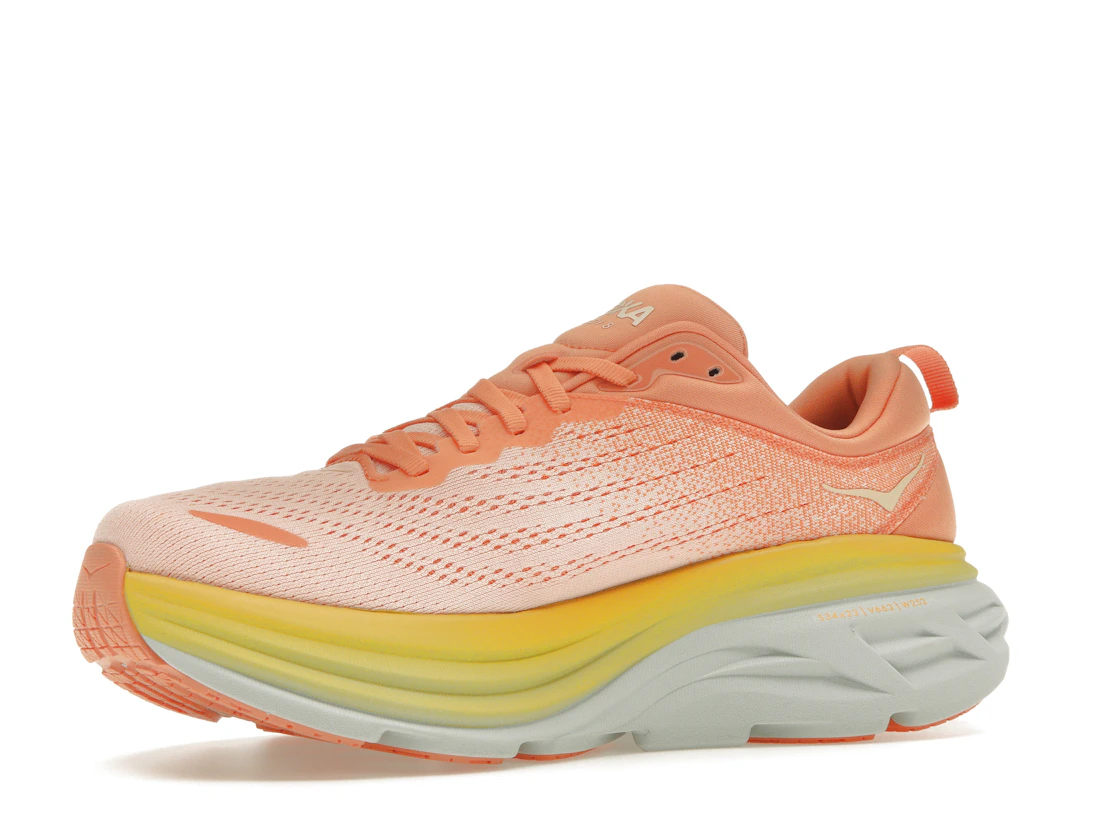 Hoka One One Bondi 8 Shell Coral Peach Parfait (Women's)