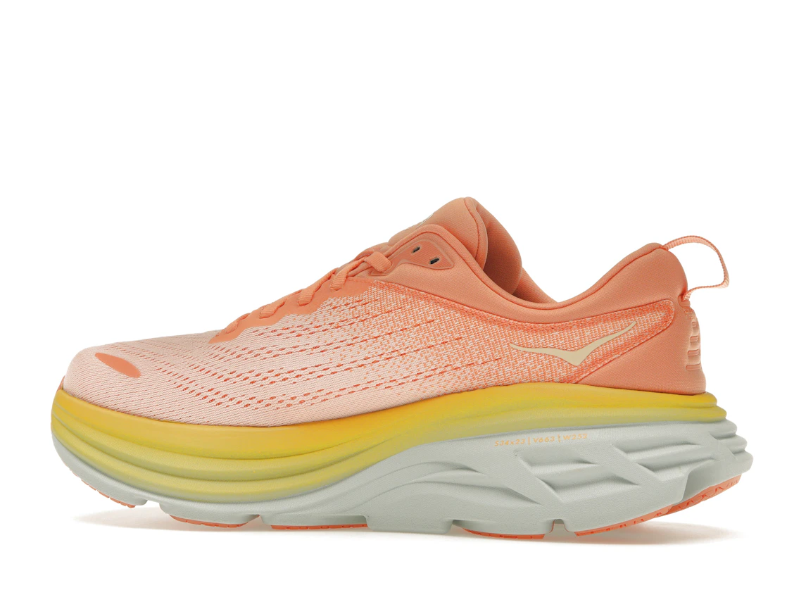Hoka One One Bondi 8 Shell Coral Peach Parfait (Women's)