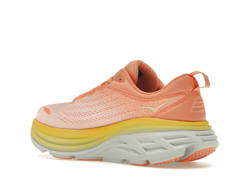 Hoka One One Bondi 8 Shell Coral Peach Parfait (Women's)