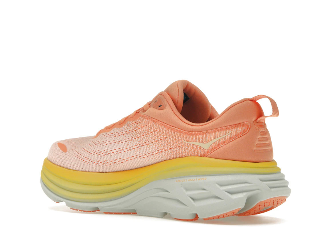 Hoka One One Bondi 8 Shell Coral Peach Parfait (Women's)