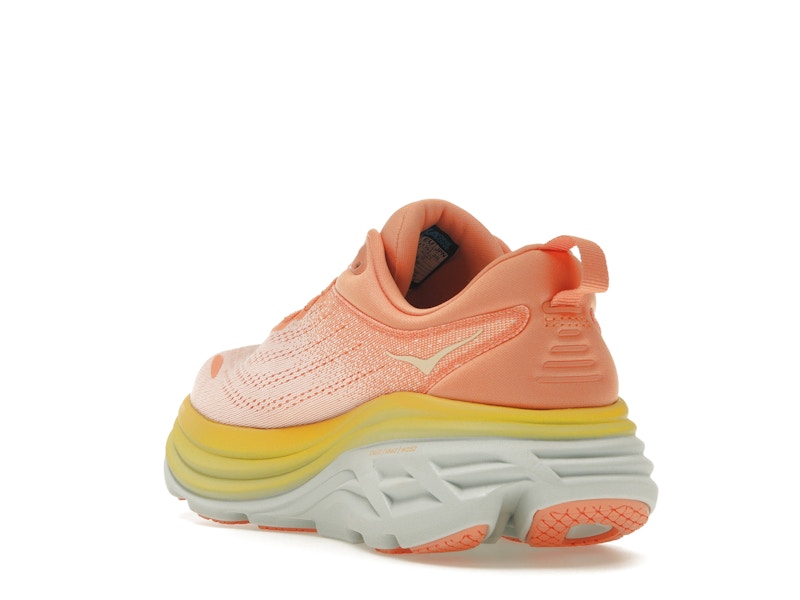 Hoka One One Bondi 8 Shell Coral Peach Parfait (Women's)