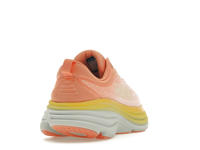 Hoka One One Bondi 8 Shell Coral Peach Parfait (Women's)