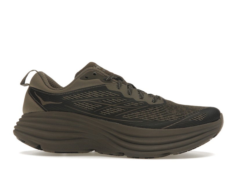 Hoka One One Bondi 8 Caged Stealth/Tech Umber