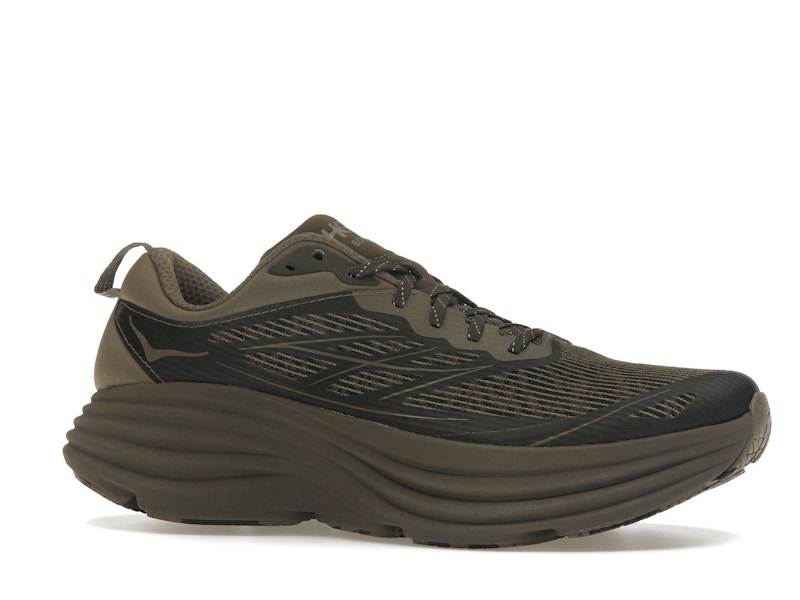 Hoka One One Bondi 8 Caged Stealth/Tech Umber