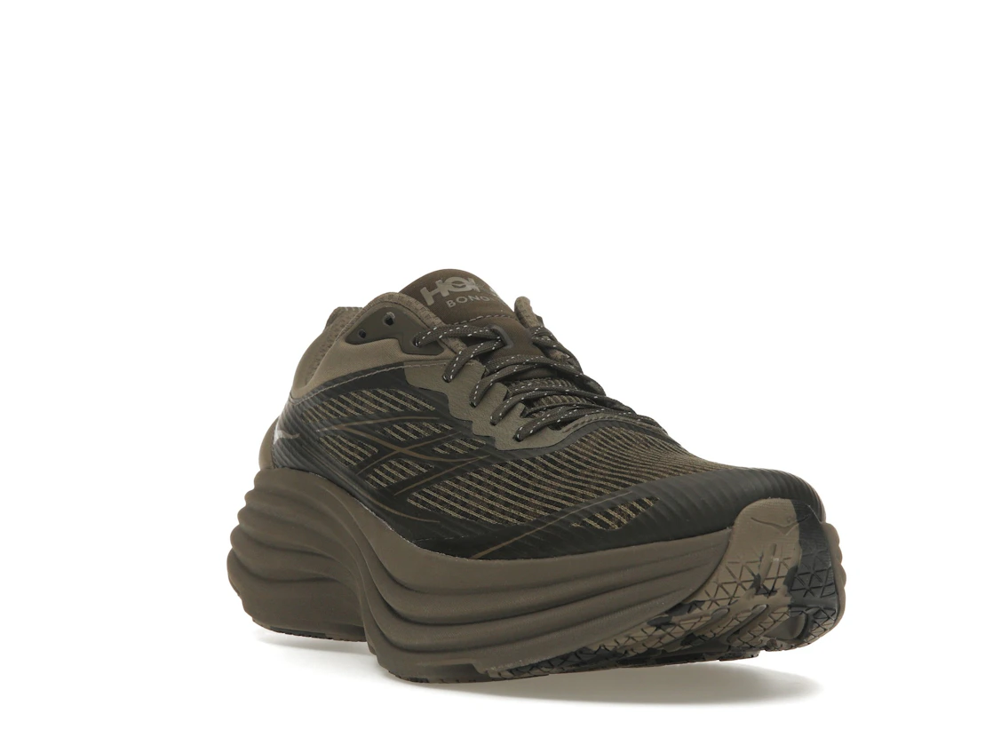 Hoka One One Bondi 8 Caged Stealth/Tech Umber