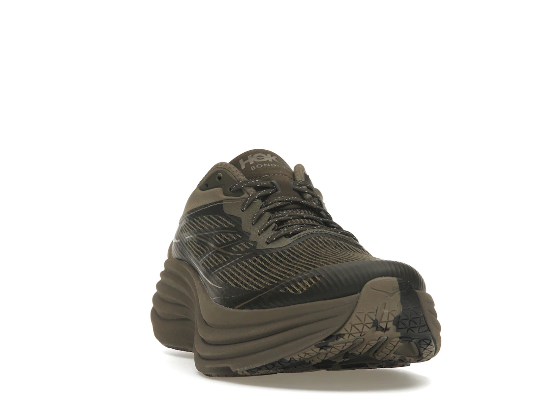 Hoka One One Bondi 8 Caged Stealth/Tech Umber