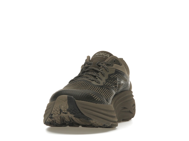 Hoka One One Bondi 8 Caged Stealth/Tech Umber