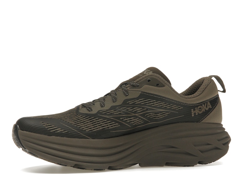 Hoka One One Bondi 8 Caged Stealth/Tech Umber